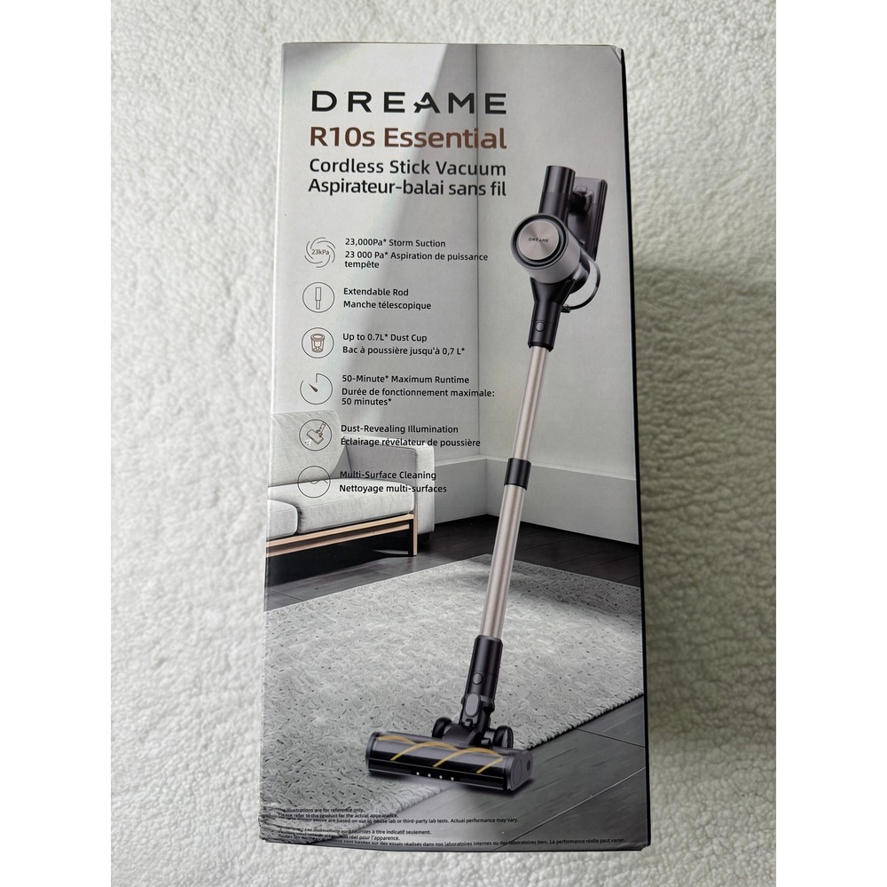 Dreame R10s Essential Cordless Stick Vacuum Home Champagne Gold New OS